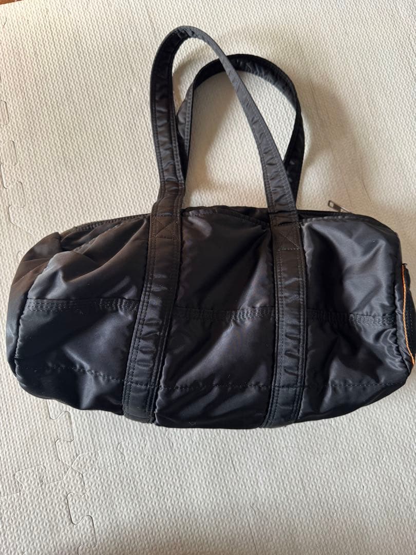 美品 PORTER ブラック ドラムバッグ