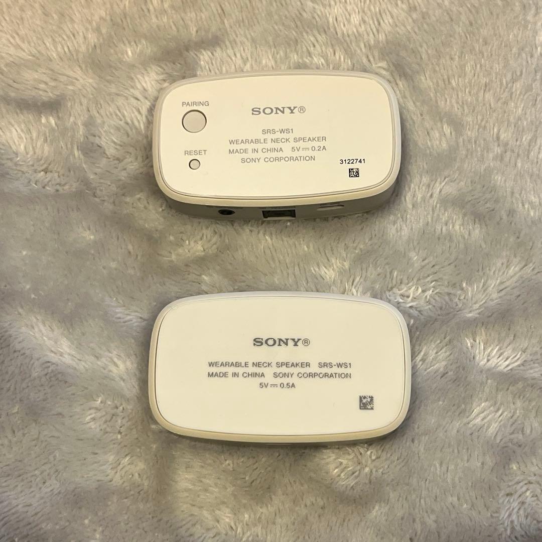 【美品】SONY ウェラブルネックスピーカー　SRS-WS1