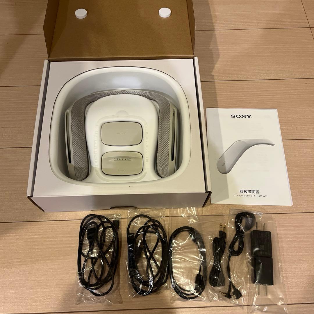 【美品】SONY ウェラブルネックスピーカー　SRS-WS1