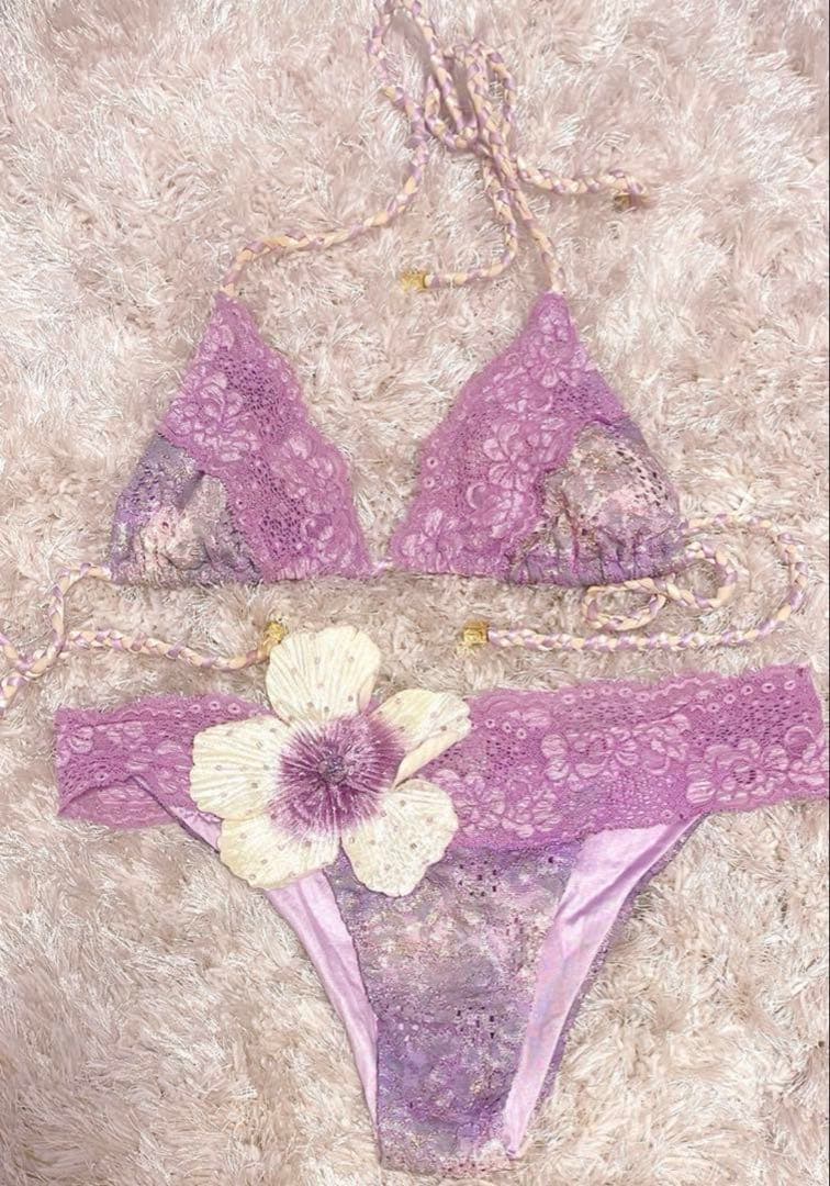 Beach Bunny sugar magnolia レースビキニ水着