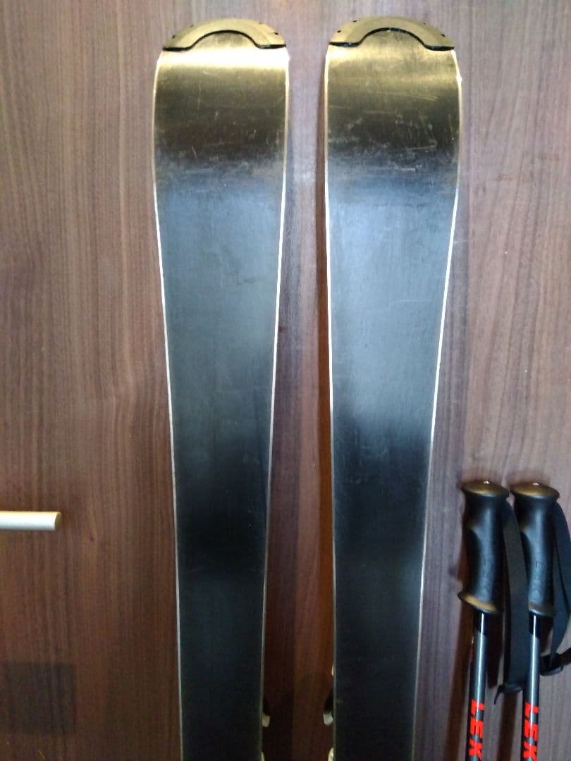 ROSSIGNOLスキー板 140cm LEKIポール 100cm 2点セット