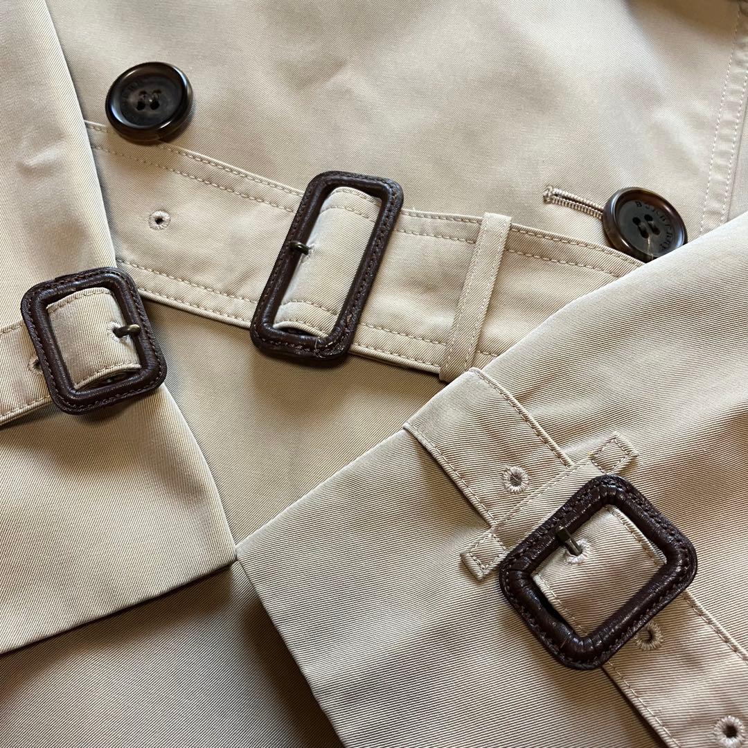 美品 バーバリーロンドン ハニーベージュ トレンチコート 38 丈100