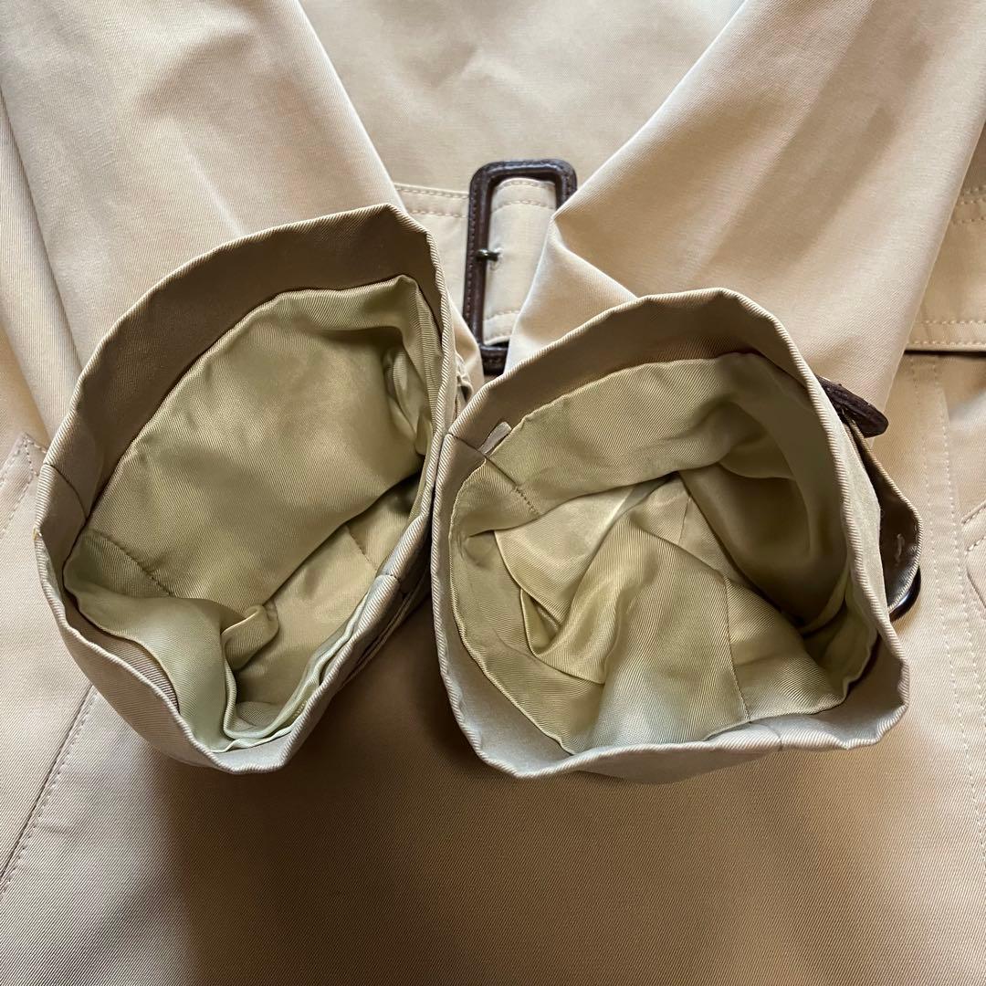 美品 バーバリーロンドン ハニーベージュ トレンチコート 38 丈100