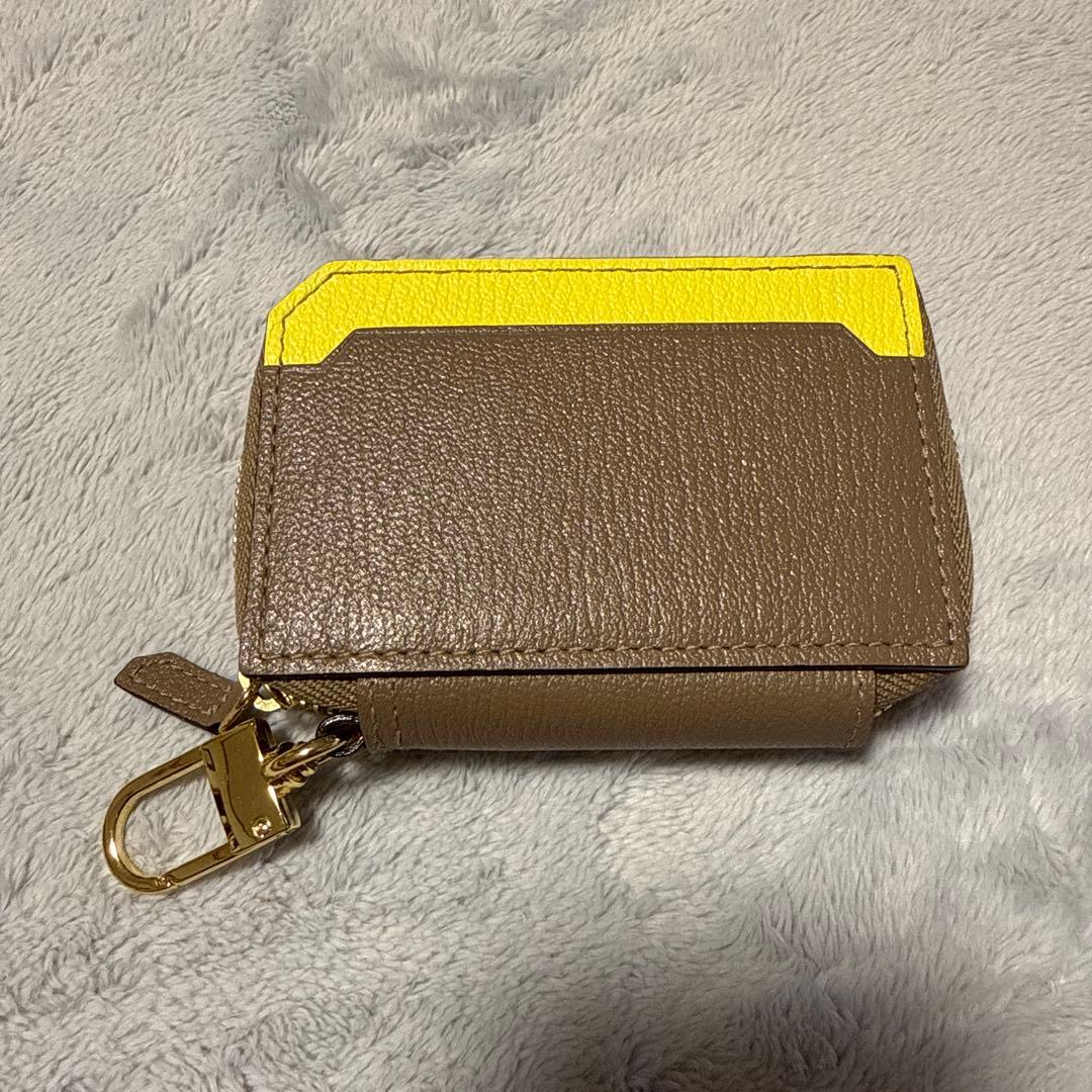 ラルコバレーノ スマートWキーケース GRAY*YELLOW