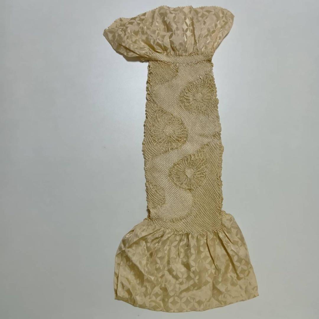 ほ*ん様 タ8879 未使用近い　美品　袷　紬　白紬　十日町紬系　小紋　正絹　フ