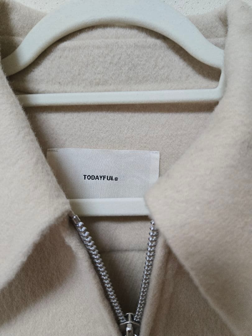 TODAYFUL ウールジップブルゾン