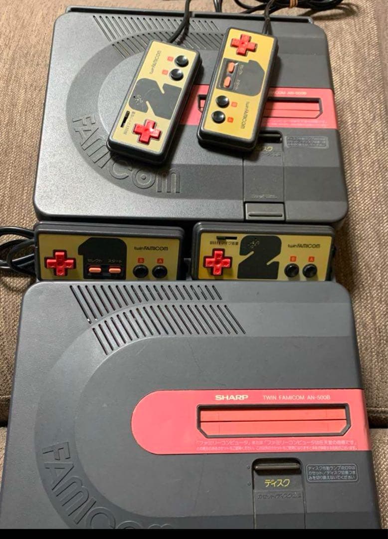 ツインファミコン2台ジャンク