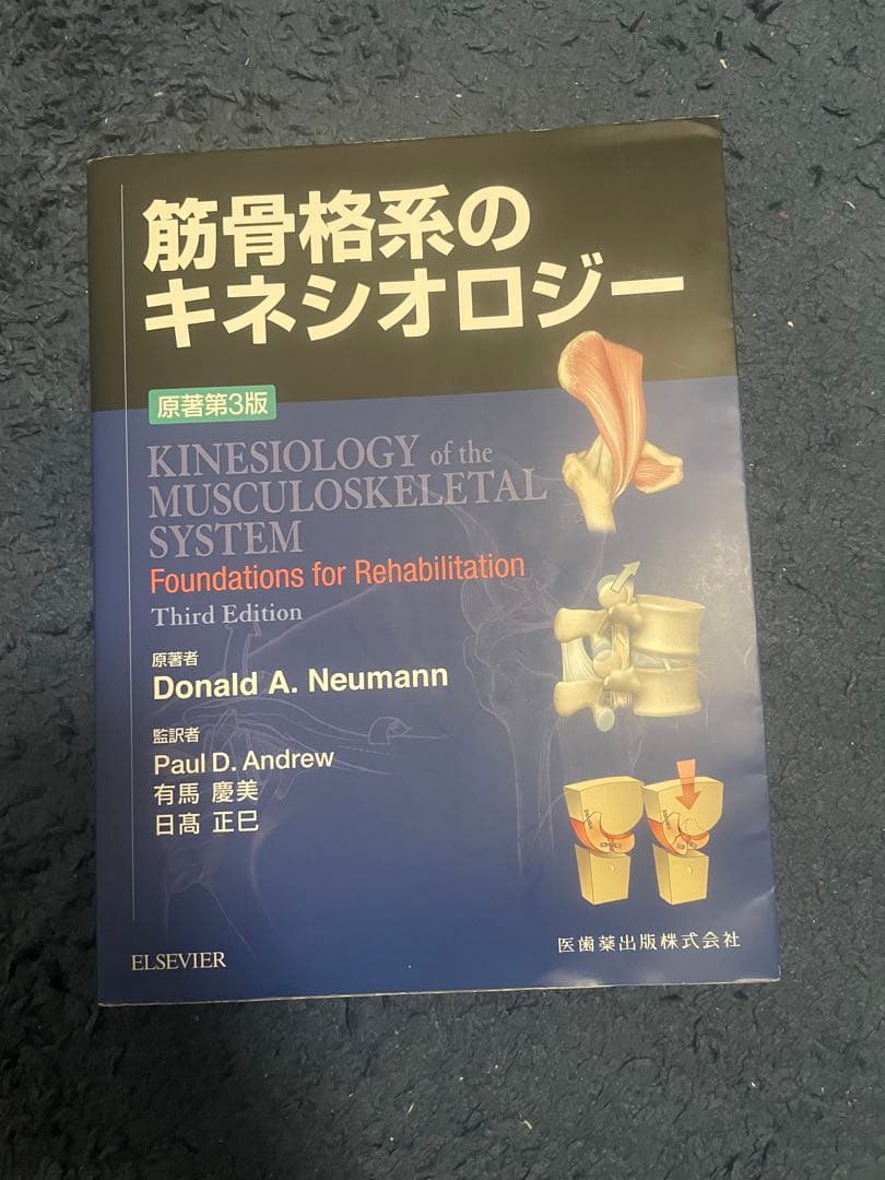 【やや美品】筋骨格系のキネシオロジー 第三版【シリアル未使用】
