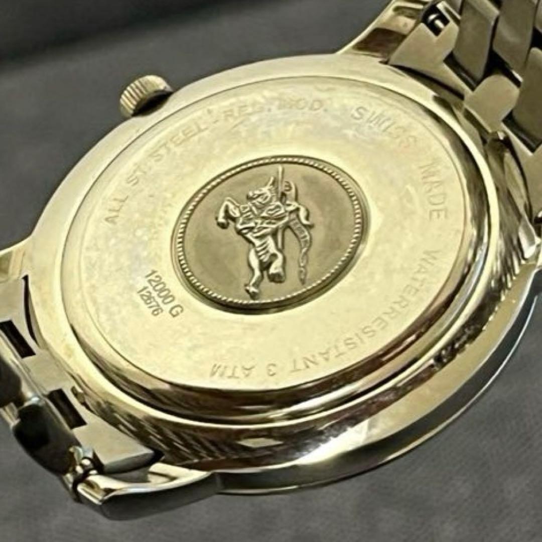 Burberry ダークブルー腕時計 ステンレス【電池交換済み】