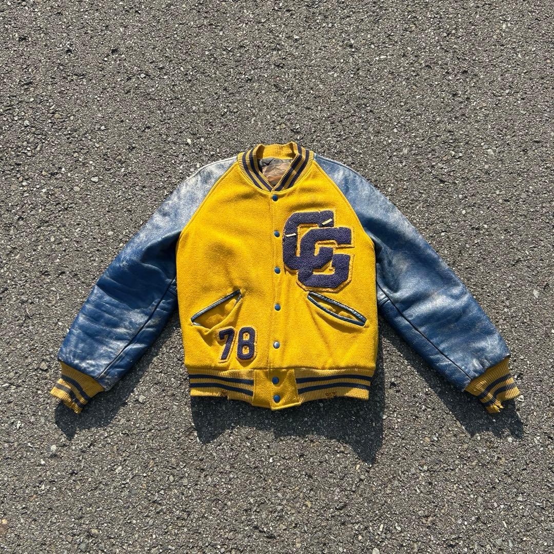 40s 50s 60s ビンテージ スタジャン アワードジャケット