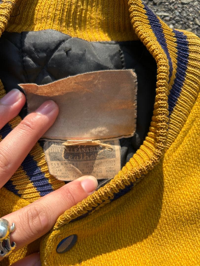 40s 50s 60s ビンテージ スタジャン アワードジャケット