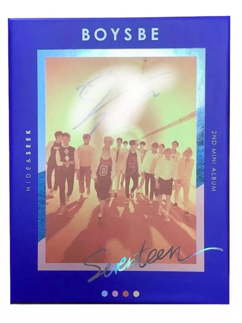 SEVENTEEN ジョンハン　BOYS BE サイン アルバム トレカ
