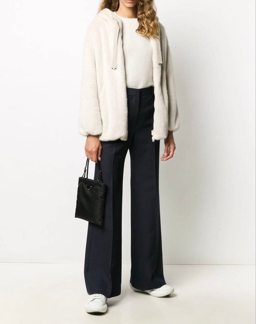 HERNO エコファー　フーデットブルゾン