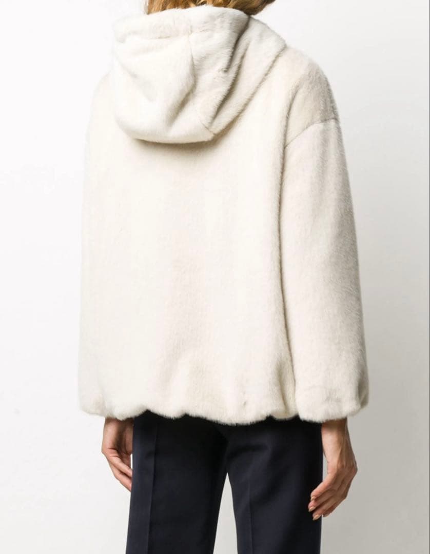 HERNO エコファー　フーデットブルゾン