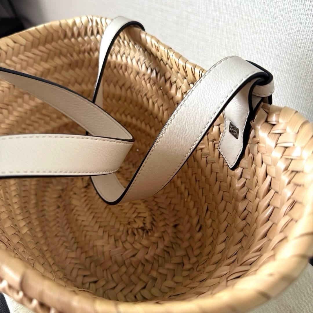 未使用品【LOEWE】カゴバッグ/スモール/ラフィア/バスケット