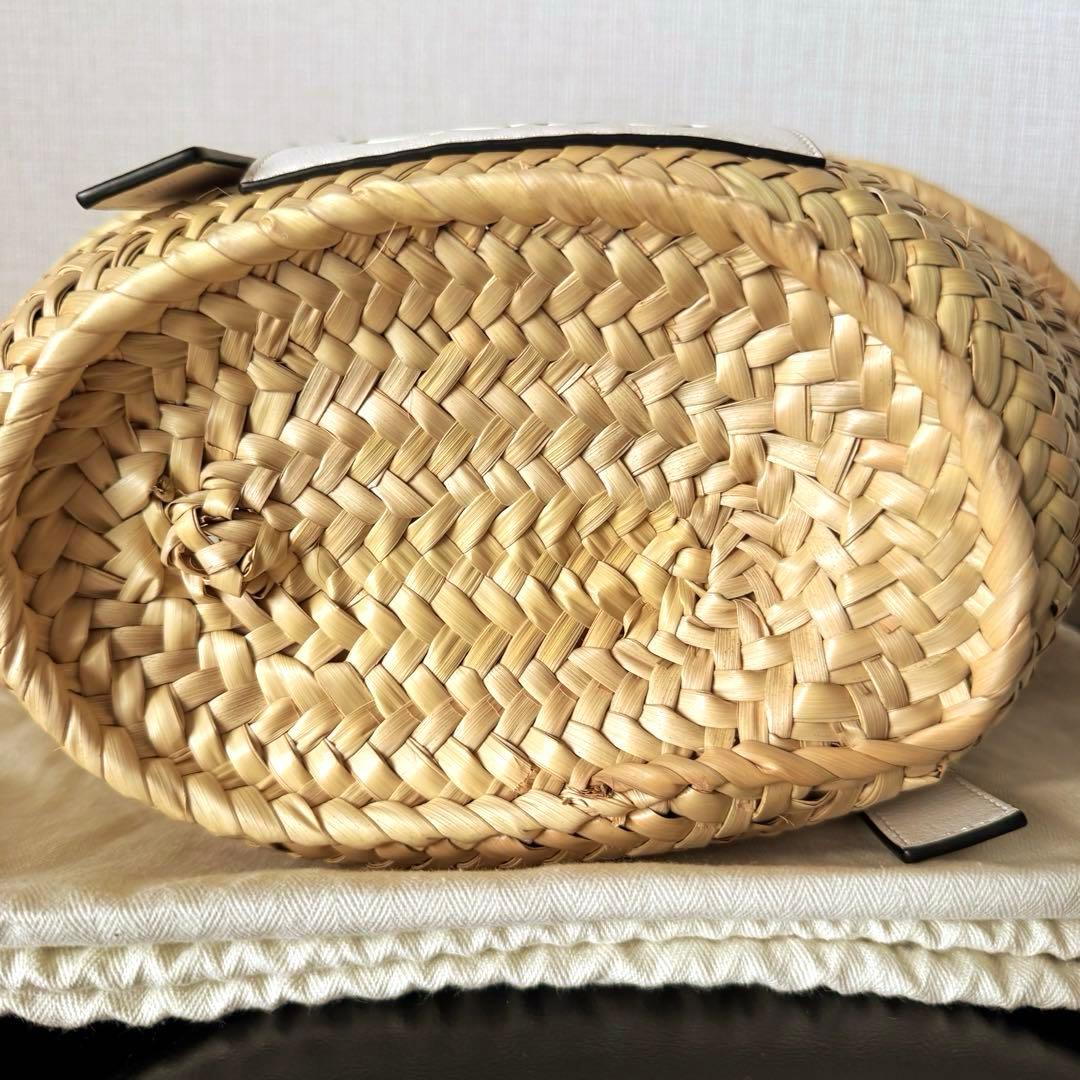未使用品【LOEWE】カゴバッグ/スモール/ラフィア/バスケット