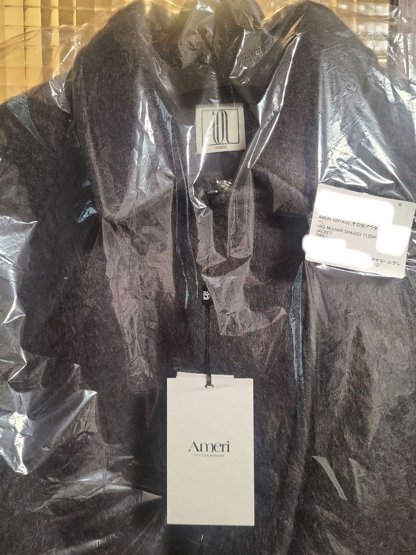 新品タグ付き アメリUND MOHAIR SHAGGY FLIGHTJACKET