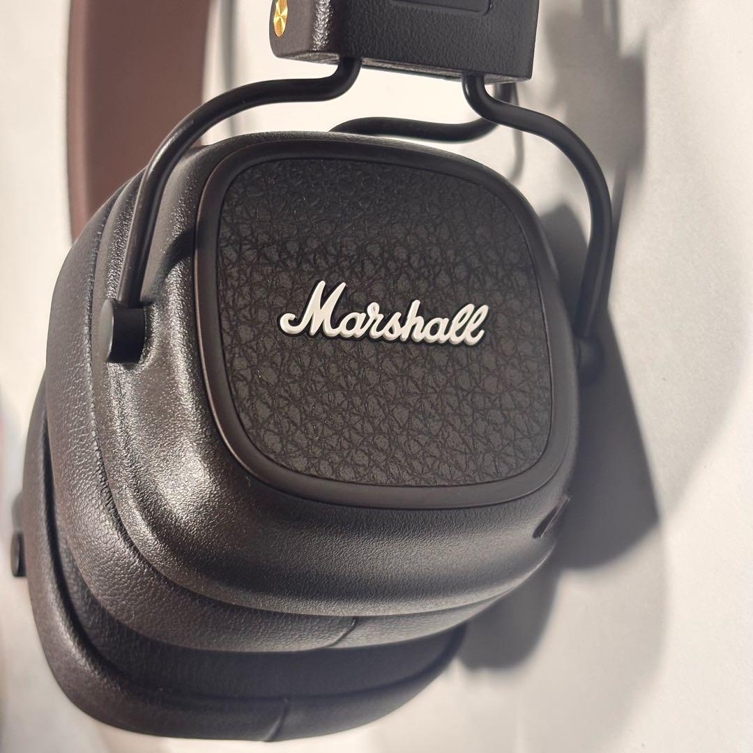Marshall Major V ワイヤレスヘッドホン ブラウン