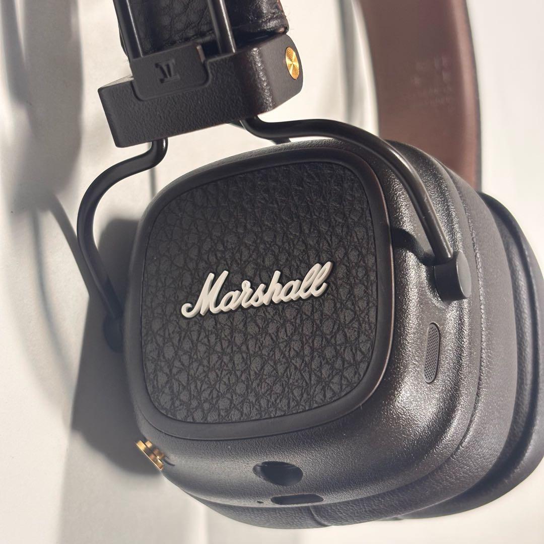 Marshall Major V ワイヤレスヘッドホン ブラウン