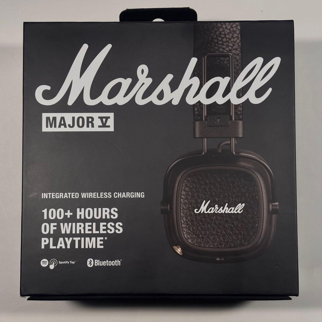 Marshall Major V ワイヤレスヘッドホン ブラウン