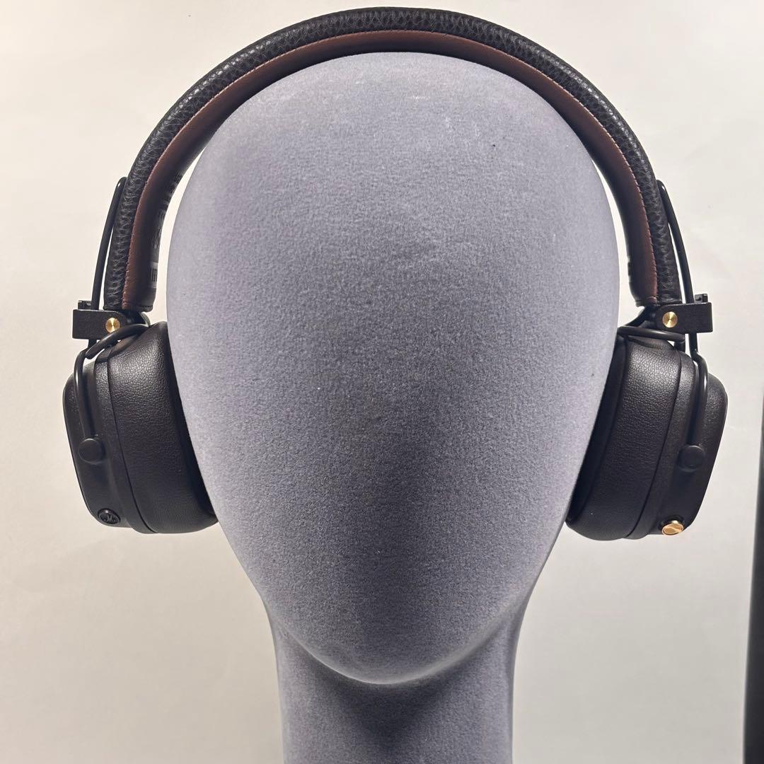 Marshall Major V ワイヤレスヘッドホン ブラウン