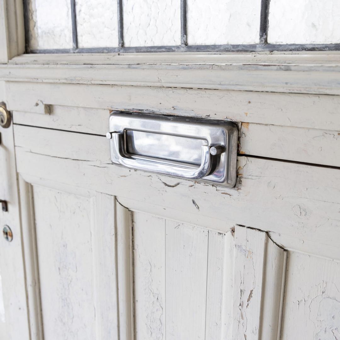 アンティークドア　ステンドグラス入り