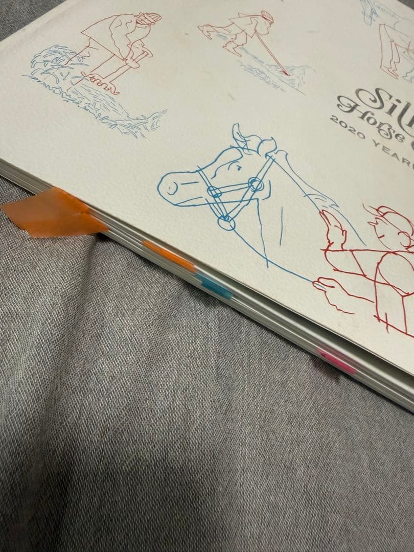 競馬非売品　2020年イクイノックス募集時　カタログ募集時馬体重メモ記載