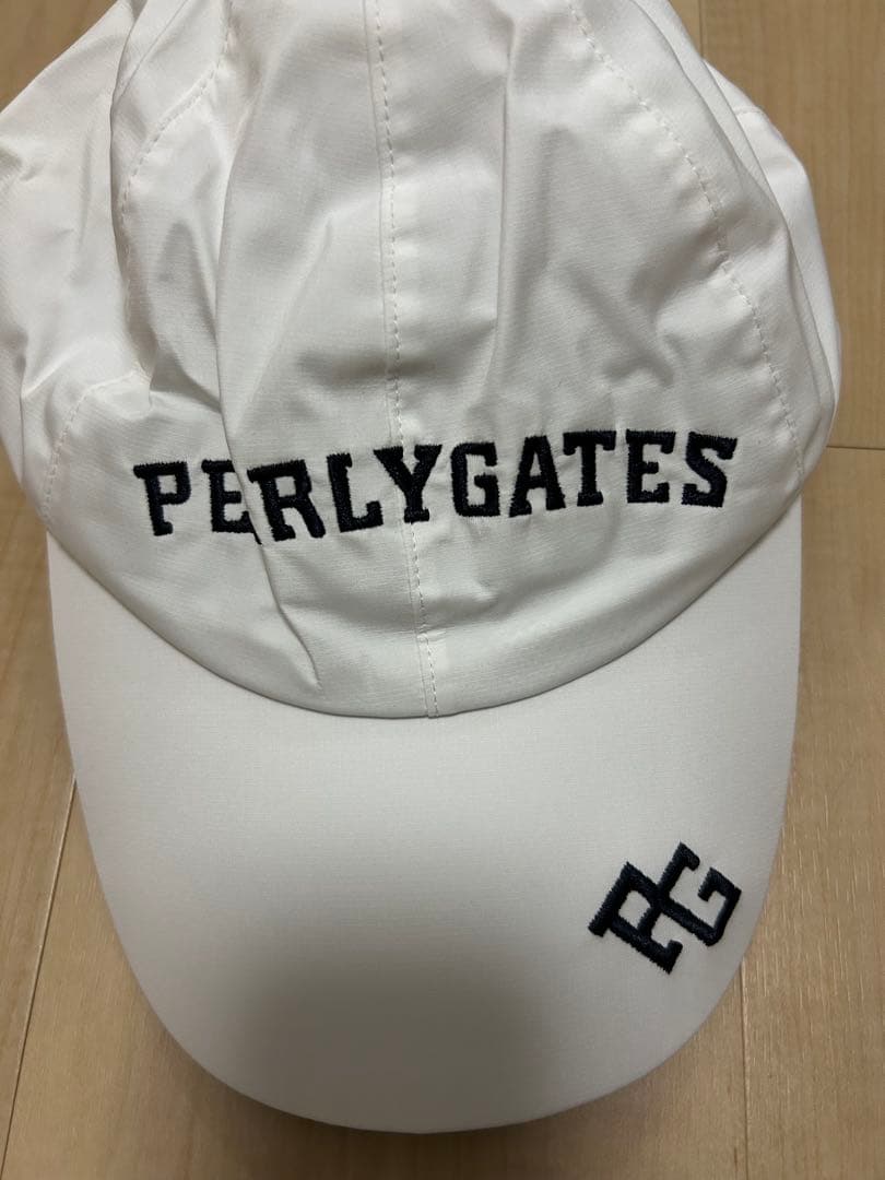 【新品未使用】パーリーゲイツレインウェア　白×ネイビーPEARLY GATES