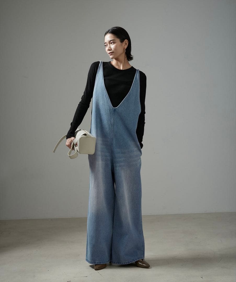 【WEB限定】デニムサロペット