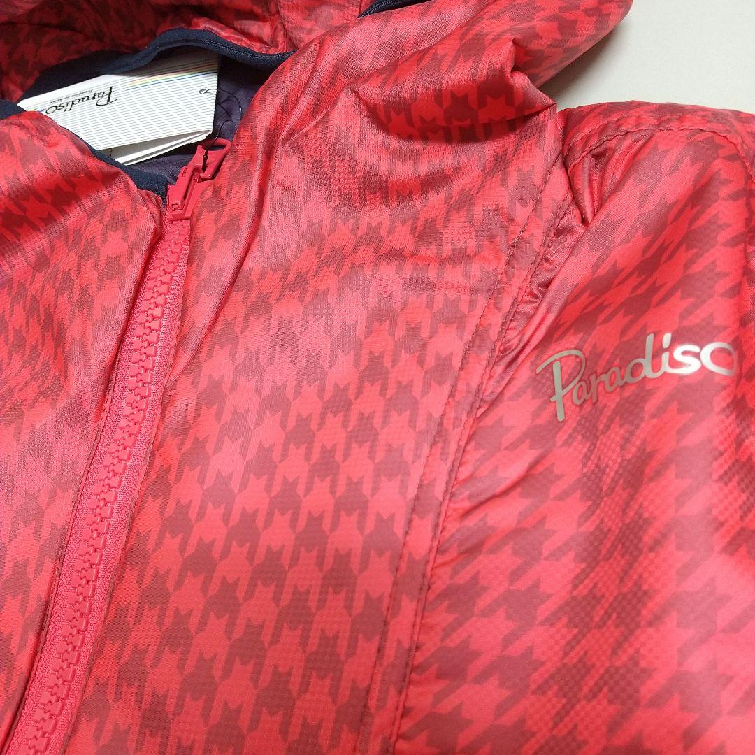 パラディーゾ レディスL 中綿ウィンドブルゾン リバーシブル新品 フレンチレッド