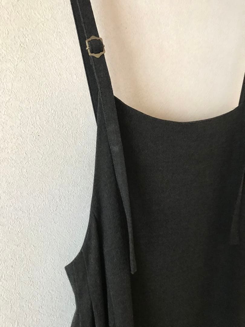 【もこ】北欧暮らしの道具店 サイドタックのサロペットスカート