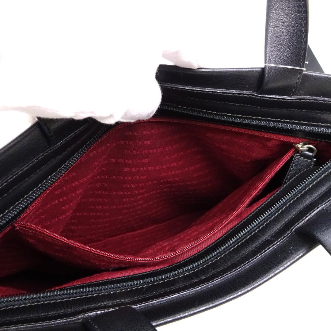 本物 未使用 ■バーバリー■ノバチェック ブラック トートバッグ ハンドバッグ