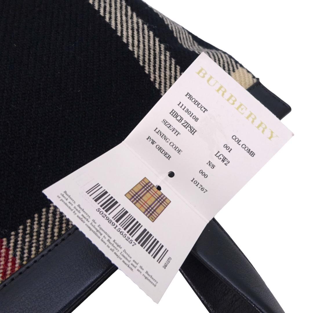 本物 未使用 ■バーバリー■ノバチェック ブラック トートバッグ ハンドバッグ