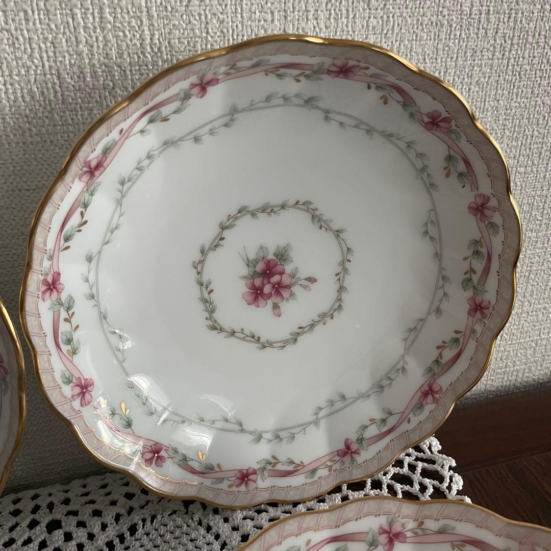 【希少・未使用】ノリタケ ダイヤモンドコレクション 15cmプレート 4枚