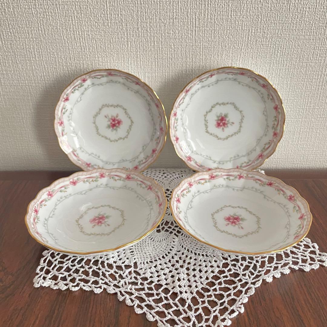 【希少・未使用】ノリタケ ダイヤモンドコレクション 15cmプレート 4枚