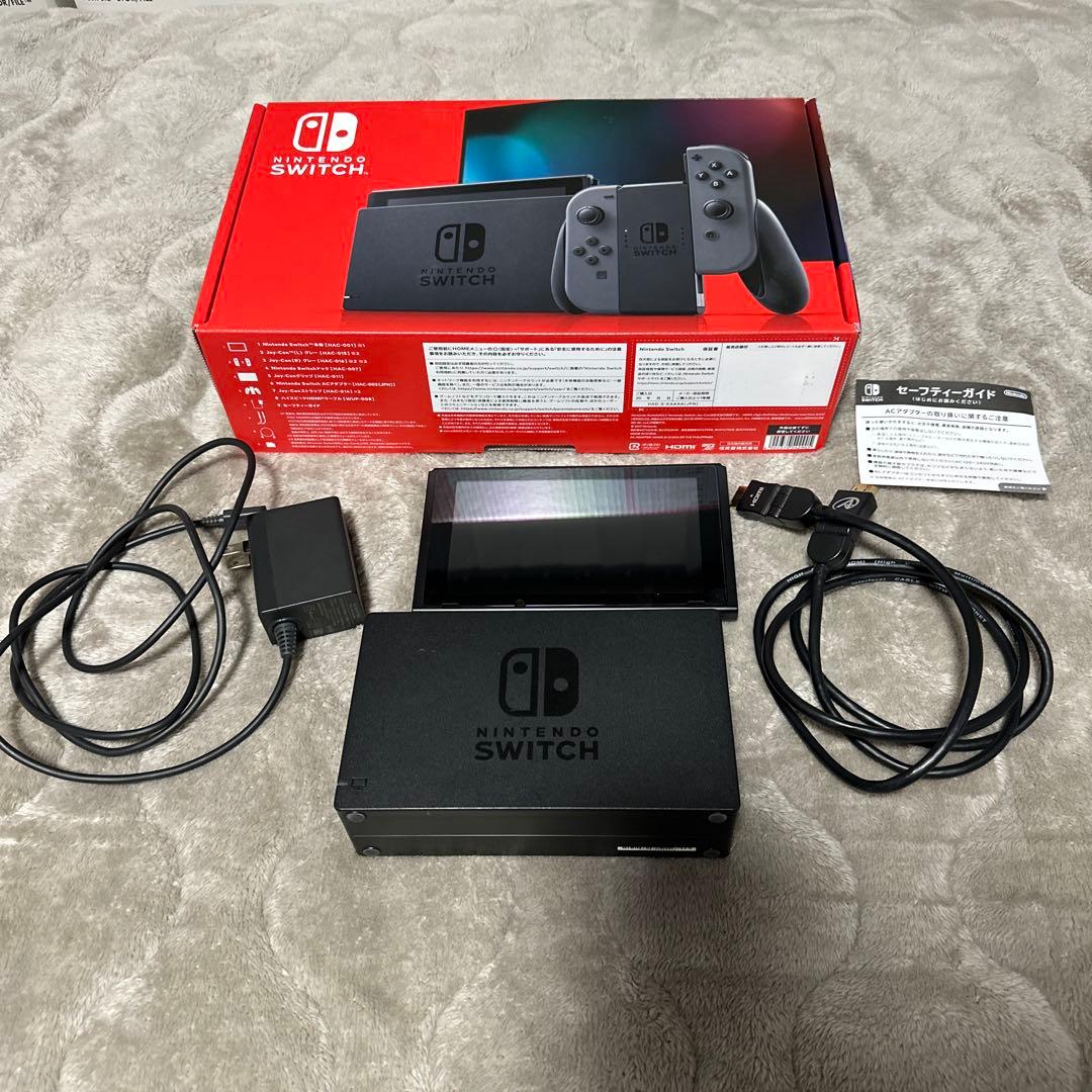 Nintendo Switch 本体 コントローラーなし　画面乱れあり