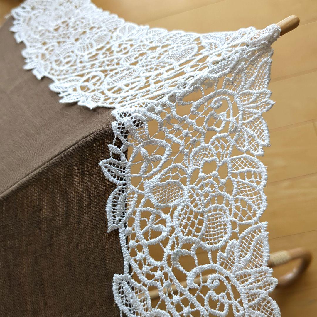 ★美品 近沢 レース日傘 ブラウン高級傘