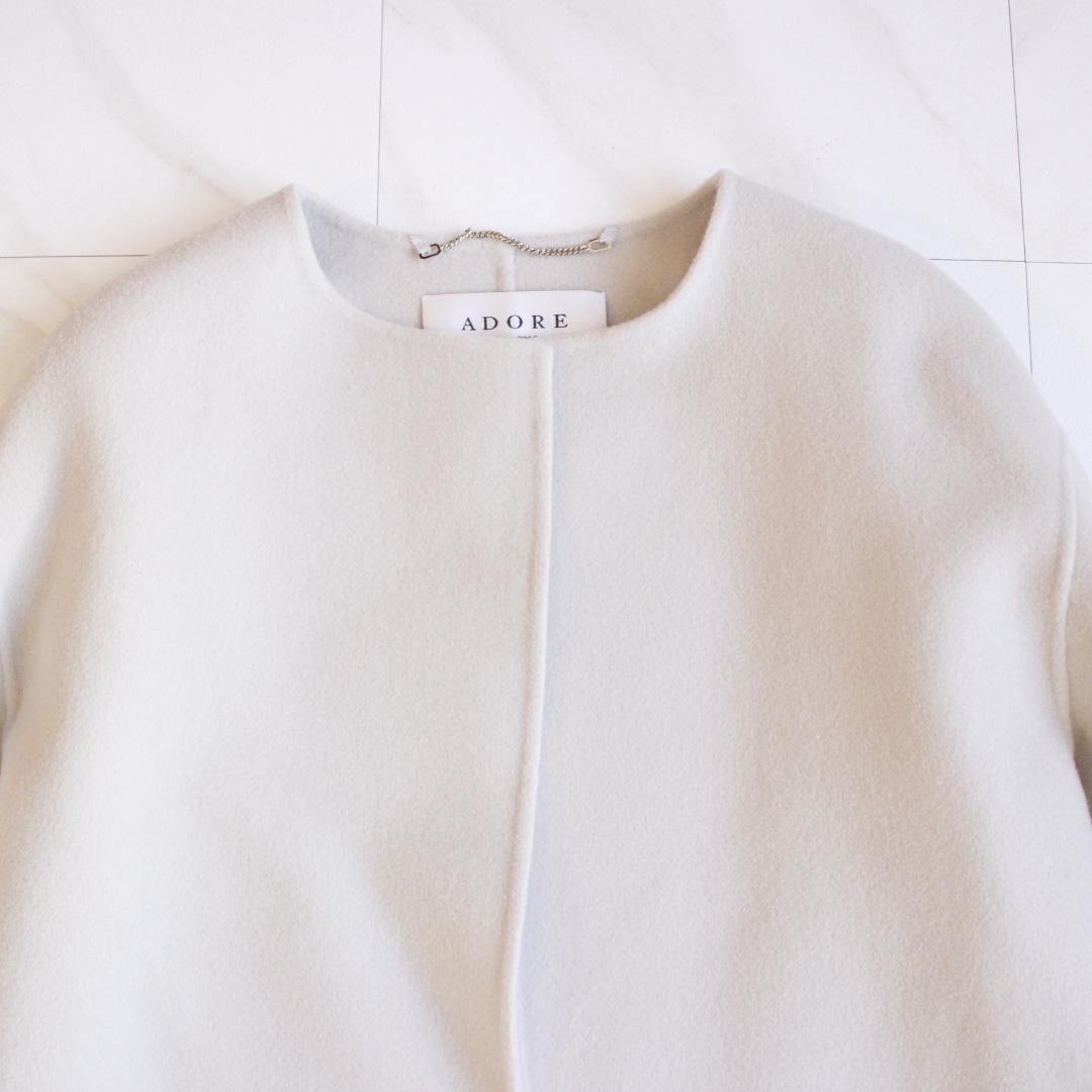 STORY掲載 ADORE カシミヤ混 リバージャケット Mサイズ
