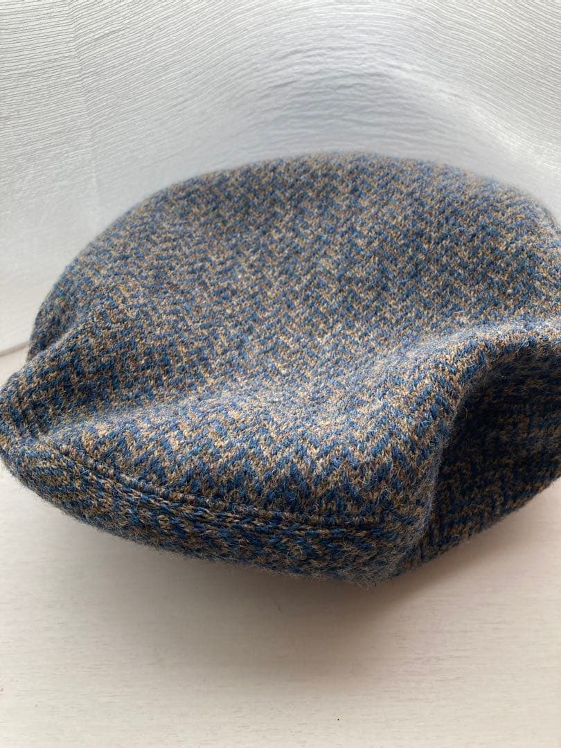 2023冬　シェットランドツイードニットのベレー
