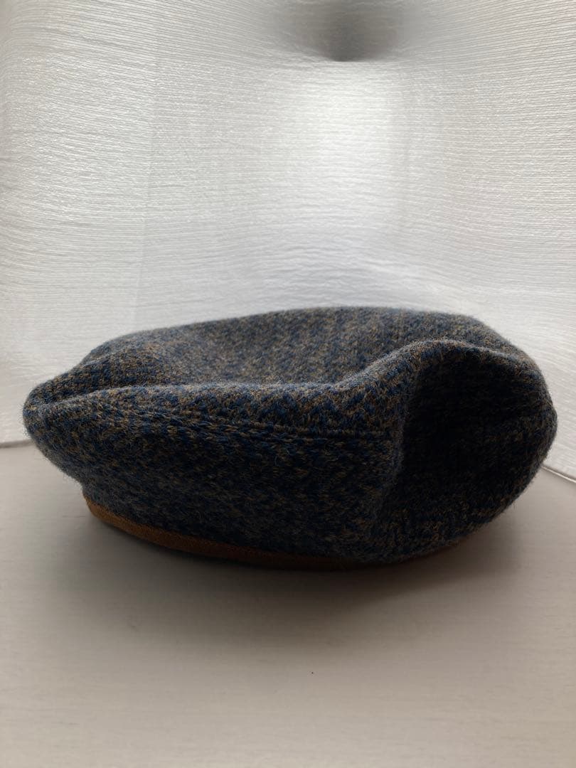 2023冬　シェットランドツイードニットのベレー