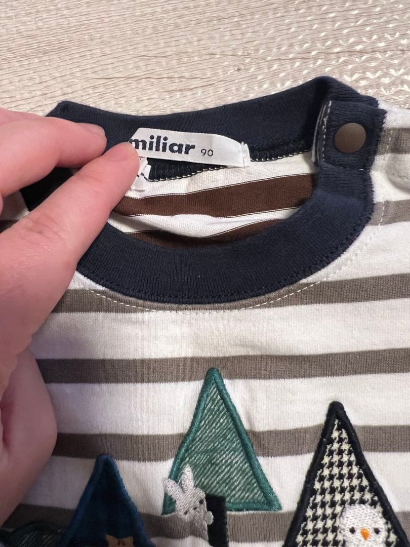 【極美品】ファミリア　長袖　シャツ