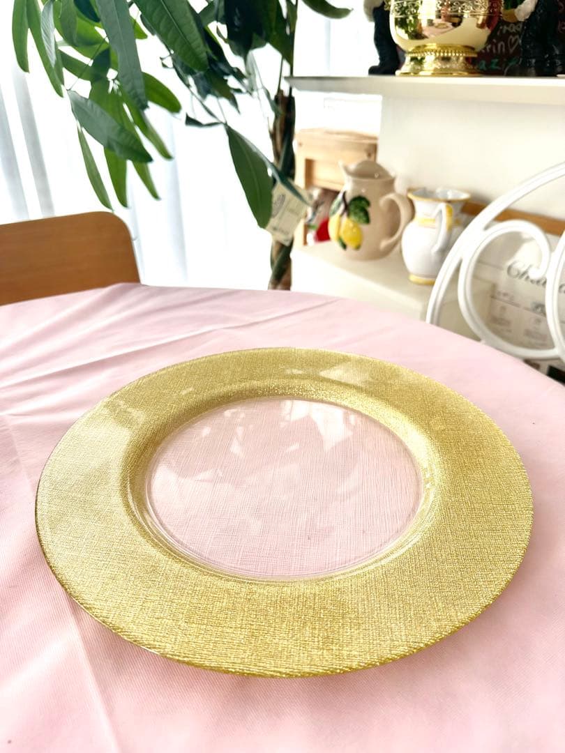 Vetro Felice 33cm ゴールドプレート　10枚セット