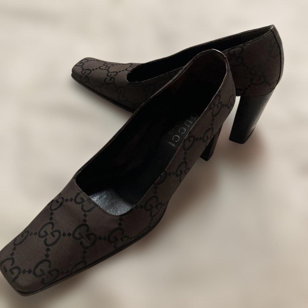 g81)美品グッチレディースヒール　37サイズ　24センチ