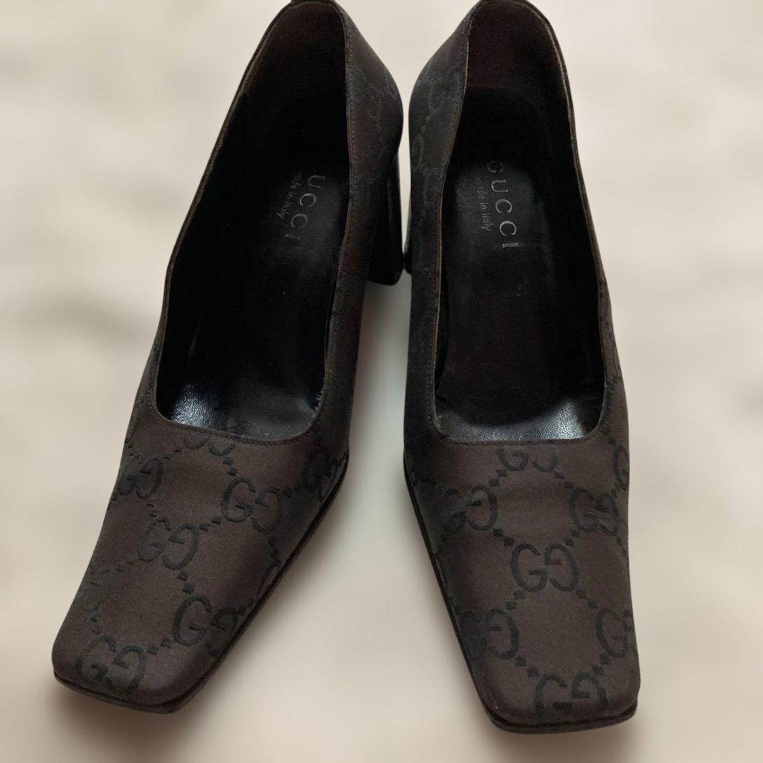 g81)美品グッチレディースヒール　37サイズ　24センチ