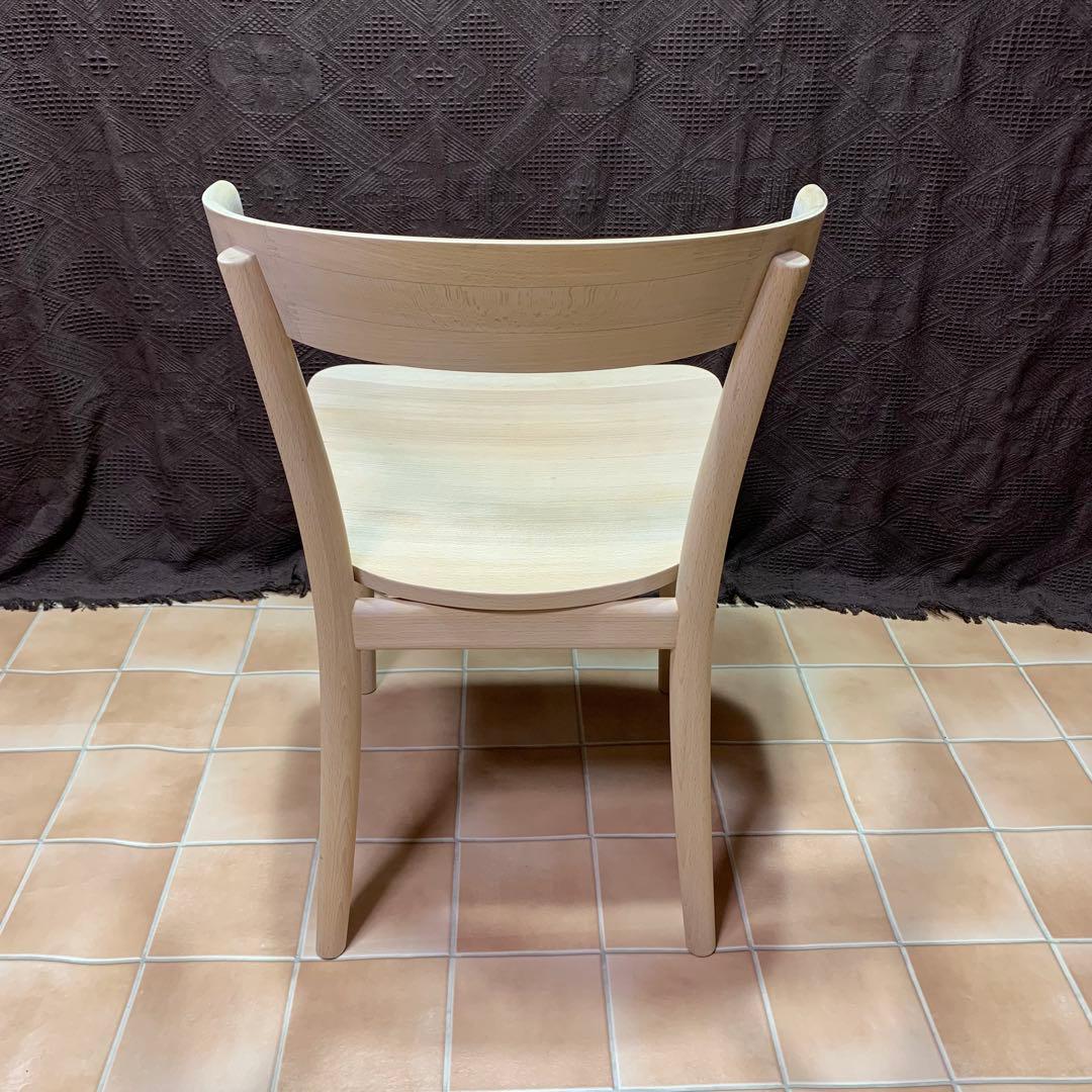 【無塗装◆サンディング処理仕上】MUJI 無印良品 ブナ無垢材チェア 椅子 イス