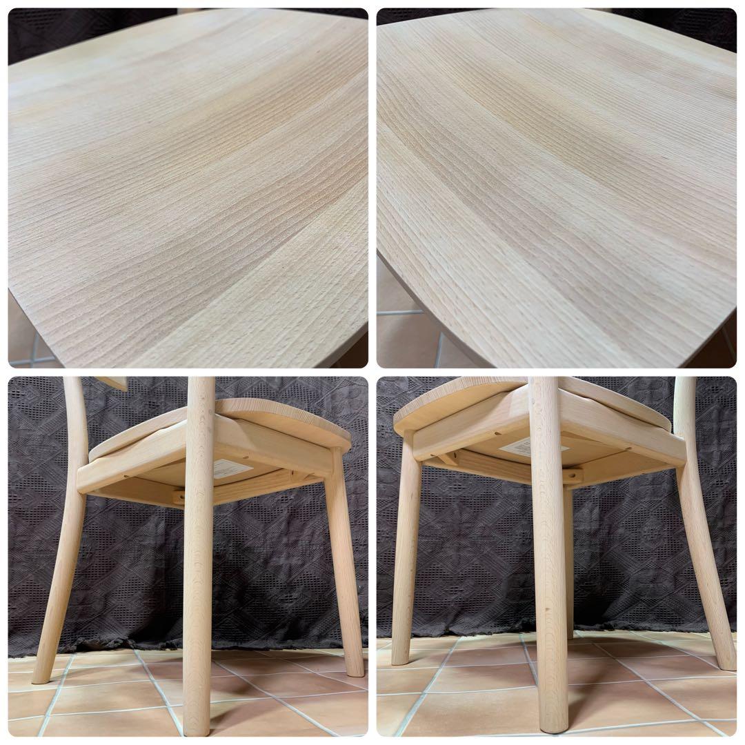 【無塗装◆サンディング処理仕上】MUJI 無印良品 ブナ無垢材チェア 椅子 イス