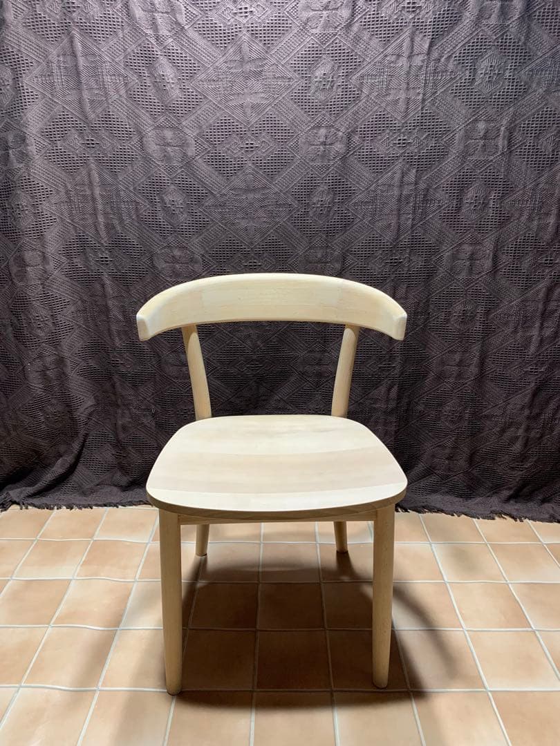 【無塗装◆サンディング処理仕上】MUJI 無印良品 ブナ無垢材チェア 椅子 イス