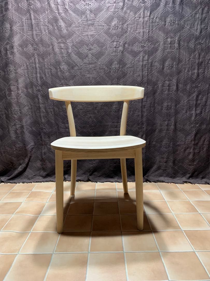 【無塗装◆サンディング処理仕上】MUJI 無印良品 ブナ無垢材チェア 椅子 イス