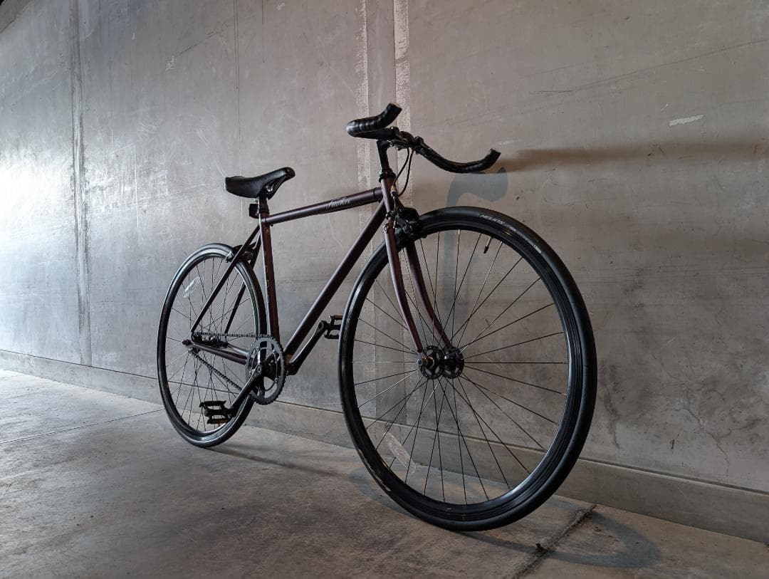 Fuji Feather シングルスピード バイク サイズ52 マットワイン