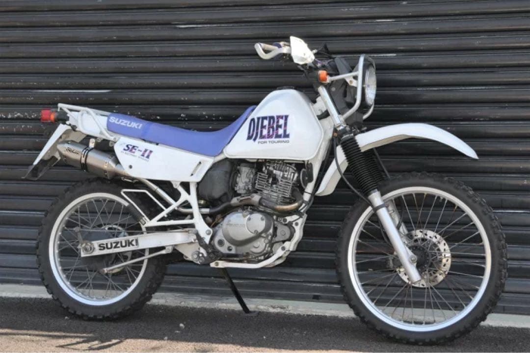 専用スズキ ジェベル125ソリッド モタード 異形 スリップオン